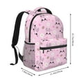 thumbnail image 2 of Xecao Rabbit Face Pattern School Backpack for Girls Women Waterproof High School Book Bag Cute Backpack for Men Teens Boys-One Size, 2 of 5