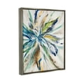 thumbnail image 3 of Stupell Industries Flower Petals Abstraction Abstract Painting Gray Floater Framed Art Print Wall Art, 3 of 6
