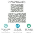 thumbnail image 3 of Non Skid Washable Kitchen Mat & Rugs Set of 2 - Ultra-Thin Lattice Area Rugs - Multipurpose Set of 44 x 24 and 31.5 x 20 Inches Floor Mats, 3 of 7
