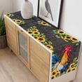 thumbnail image 4 of Farmhouse Rooster Table Runner - 70 Inch Long, Kitchen Dining Table Runner Dresser Scarves, Black Retro Botanical Sunflower Floral Farmhouse Decor for Coffee Tables Wedding Party Banquet, 4 of 8
