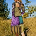 thumbnail image 3 of Patchwork Élégant Robe Douce Femmes Coréenne Kawaii Col Carré Robe Ragdoll Rags Patchwork, 3 of 5