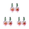 thumbnail image 3 of tredstone Gift Choice Exquisite Handmade Enamel Drop Earrings In Silver Premium Silver Earrings For Women 3Set, 3 of 6
