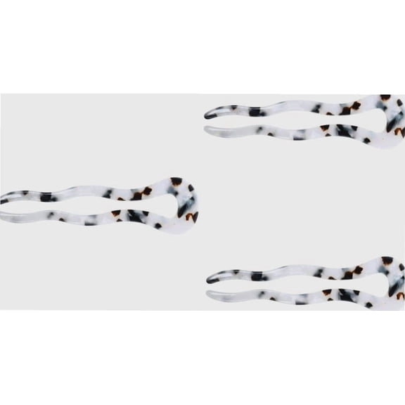 3pcs U-shaped Hairpin Vintage Hair Accessories Hair Jewels for Women Hair Sticks for Women U Hair U Hair Clips Chinese Hair Sticks Acetate Sheet White Women Chinese Hairpin Wild