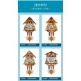 thumbnail image 3 of Cuckoo wall clock, cuckoo clock,brown,CM005, 3 of 16