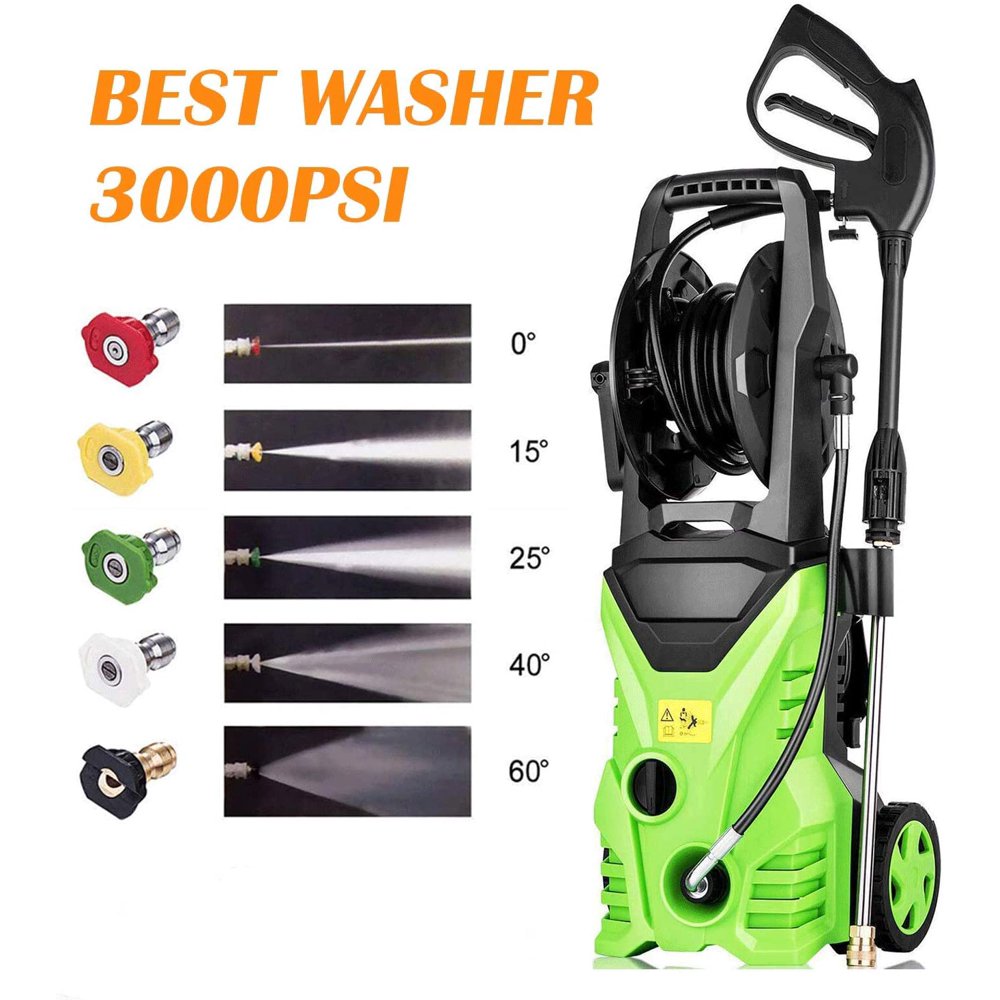 3000 PSI Pressure Washer,1.80 GPM Electric Pressure Washer,Electric
