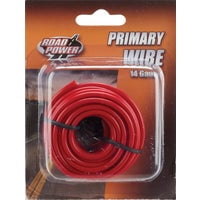 Woods Primary Wire 55669133 - 14 Gauge, Insulated, Universal Fit - 17 Ft, Red, Each