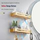 thumbnail image 3 of No Drilling Bathroom Shelves, Champagne Gold Metal Shower Storage Basket Shelf Wall Mounted Shower Gel Shampoo Organizer (2 Pieces), 3 of 3