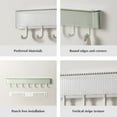 thumbnail image 3 of Adhesive Hooks Seamless Hooks Strong Load-bearing Capacity Hooks for Household Organizing Rack, 3 of 5