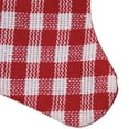 thumbnail image 5 of Northlight 7" Red and White Buffalo Plaid Mini Christmas Stocking with Faux Fur Cuff, 5 of 6