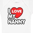 thumbnail image 4 of Inktastic I Love My Nanny Boys or Girls Baby Bodysuit, 4 of 5