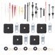 thumbnail image 1 of 5 juegos de accesorios para punteros de reloj, piezas de punteros para bricolaje, reemplazo de movimiento de plástico, 1 of 6