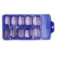 thumbnail image 3 of 100Pcs Pure Color Full Cover Artificial Acrylic Nail Art Tips Set for Nail Experts Nail Learners Environmental ABS Material, 3 of 7