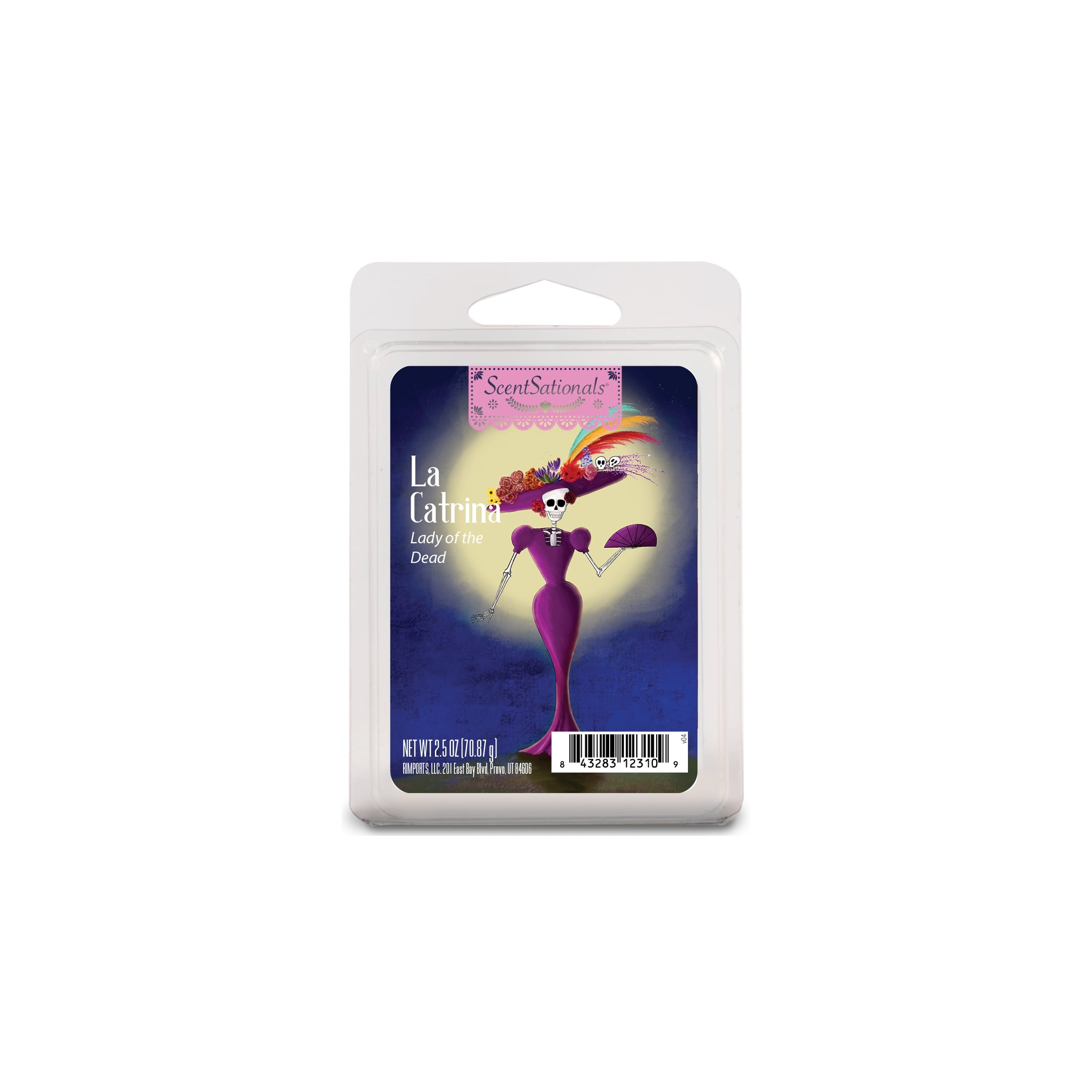ScentSationals 2.5 oz La Catrina (Lady of the Dead) Scented Wax Melts, 1-Pack