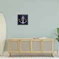 thumbnail image 2 of Stupell Industries Get Nauti Witty Nautical Anchor Phrase Typography Graphic Art Gallery Wrapped Canvas Print Wall Art, Design by Graffitee Studios, 2 of 5
