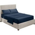 thumbnail image 1 of ZMLEVE 1800 Premier Series 4pc Bed Sheet Set - King, Navy Blue, 1 of 6