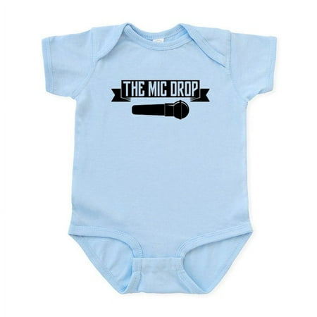 

CafePress - The Mic Drop Infant Bodysuit - Baby Light Bodysuit Size Newborn - 24 Months