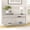 Nickel, variant on Evelyn&Zoe Sivil 42" Wide Rectangular Console Table, White