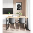 thumbnail image 6 of Kate and Laurel Sylvie Bison Portrait Black and White Framed Canvas Wall Art by Amy Peterson Art Studio, 18x24 Gray, Modern Animal Portrait Art for Wall, 6 of 7