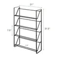 thumbnail image 4 of Yamazaki Home Slim Shoe Rack, Black, Steel,  Holds 8 to 12 shoes, Supports 26.4 pounds, 4 of 4