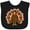 AB-Black, variant on Inktastic Thanksgiving Craft Paper Football Turkey Boys or Girls Baby Bib