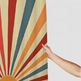 thumbnail image 3 of Orinice Sunburst Bathroom Decor Set Luxury Polyester Fabric Fashion Shower Curtain with Hooks 69x72, 3 of 7