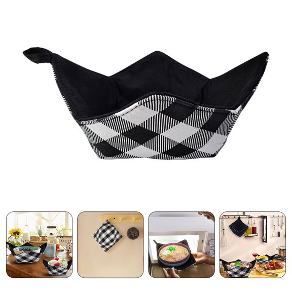 ETEREAUTY Lightweight Insulated Microwave Bowl Holder - Safe, Stable, Easy to Clean Kitchen Accessory