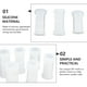 thumbnail image 5 of 6pcs Vela Molde de silicona Ajedrez Internacional Configura Moldes Inicio DIY Moldes epoxi, 5 of 6