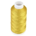 thumbnail image 3 of MasteelfCA Spools of 6 Strands Line Sewing Threads Bright Color Threads for Quilting Jewelry Beading Drapery (Golden), 3 of 7