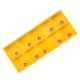 thumbnail image 1 of Riwesomey 10 Uds oro CCMT060204 US735 CCMT21.51 insertos CNC herramienta de corte de torneado insertos de repuesto para procesamiento de acero Artesanía, 1 of 6