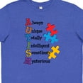 thumbnail image 4 of Inktastic Autism Acrostic Youth T-Shirt, 4 of 5