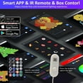 thumbnail image 3 of HOMEYA Smart 400LED Curtain Lights Color Changing RGB for Party Patio Garden Xmas Decor, 3 of 11