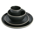thumbnail image 5 of Gibson Home Rockaway 32 Piece Dinnerware Set - Black, 5 of 6