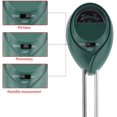 thumbnail image 3 of Sensor de humedad 3 en 1, hidrómetro de sensor de control de pH del suelo para plantas JFHHH pequeña, 3 of 5