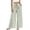 Green, variant on Womens Summer Striped Pants Comfy Drawstring Wide Leg Pants Pockets Resort Beach Vacation Lounge Trousers,Beige S