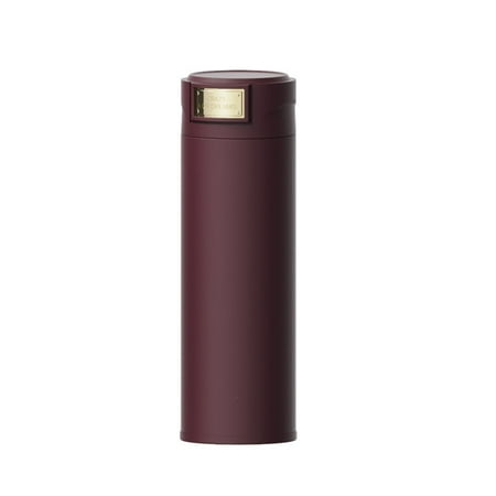 

450ML Double Layer Business Vacuum Flask Sealing Portable Bottle Stainless Steel Insulated Cup Water Bottles Cups Drinkware Wine Red