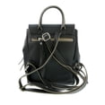 thumbnail image 3 of Pierre Cardin Black Leather Small Fashion Backpack for womens, 3 of 4