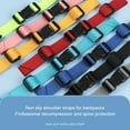 thumbnail image 5 of serony Chest Strap Backpack Rope Fine Workmanship Long-lasting Bag Webbing Buckle Safety High-strength Shoulder Straps Gray, 5 of 5