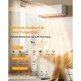 thumbnail image 6 of 12000BTU Mini Split Air Conditioner& Heater, 17 SEER2 Wall-Mounted Ductless AC Unit Cools Rooms up to 750 Sq. Ft, Energy Efficient Inverter AC with Heat Pump, 6 of 6