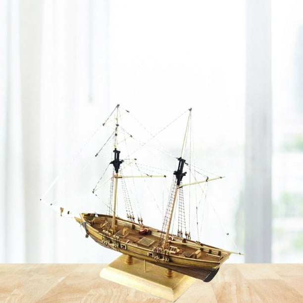 Qualitchoice Wooden Ship Model Kits Diy Sailing Boat Model Kit Nautical Decor Model Ships For Home Assembly Kids Toy Other