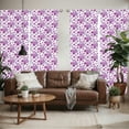 thumbnail image 2 of Ambesonne Nature Window Curtains, Vivid Rasberries Branch, Each 28" W x 63" L, Violet and Purple, 2 of 5