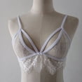 thumbnail image 2 of Yangnuo Women's Sexy Crisscross Strappy Lace Bralette Lingerie Lace Camisole Hollow Bra Women's Underwear Versatile Veste, 2 of 4