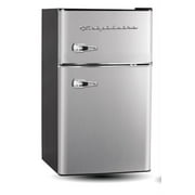 Frigidaire, 3.1 CU FT. Capacity 2 Door Compact Refrigerator with Chrome Trim , EFR391, Platinum