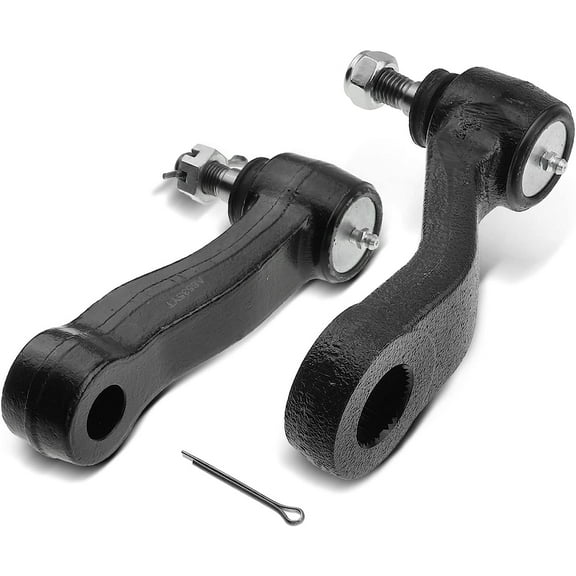 A-Premium 2Pcs Front Idler Arm Pitman Arm Compatible with Chevrolet Silverado 1500 2500 3500 HD Classic Suburban Avalanche 2500 GMC Sierra 1500 2500 3500 HD Classic Yukon XL 2500 Hummer H2