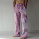 thumbnail image 1 of Pantalones largos de verano para hombre, de algodón y pierna ancha, deportivos con cordones estampados, informales, 1 of 6
