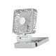 thumbnail image 1 of Ventilador de coche, ventilador portátil para vehículo automóvil, giratorio 360°, eléctrico y con energía solar, circulador de aire para autocaravana, Cabezal único blanco, 1 of 8