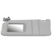 DNA Motoring ZTL-Y-0144-GY For 2007 to 2011 Toyota Camry Factory Style Left Driver Side Sun Visor Sunshade without Vanity Light Grey 08 09 10