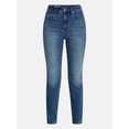 thumbnail image 5 of No Boundaries High Rise Skinny Jeans, 29" Inseam, Women's Sizes 00-20, 5 of 5