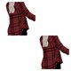 thumbnail image 3 of Qarigey Camisa de mujer con cuello en V a rayas adorables blusas de manga larga camisas ropa Type2 NO2, 3 of 6