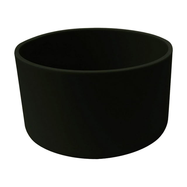 Funda para botella de agua, funda de silicona resistente al desgaste. Negro