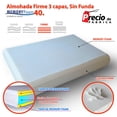 thumbnail image 2 of Almohada Firme 3 Capas La Fabrica de Espuma Almohada 3 capas con MEMORY FOAM sin Funda, 2 of 4